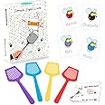 1step2dream Spanish Sight Words Game | 108 Fly Words with 4 Fly Swatters | Swat Educational Learning Games for Classroom,Kids