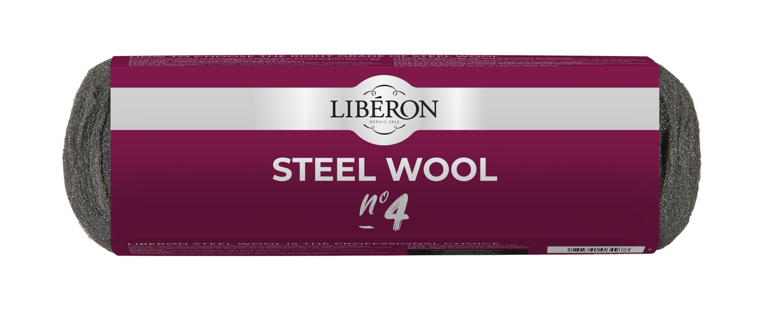 Libéron Steel Wool - Ideal For Heavy Cleaning - Perfect For Paint & Varnish Removal - Removes Rust - Grade 4 (Coarse) - 250g