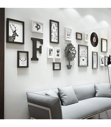 Amazon.com - ZXW Photo Wall Set, Retro Combination Photo Frame