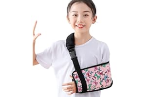 Ledhlth Butterfly Kids Arm Sling for Girls Fashionable Colorful Children Sling Elegant Toddler Sling Padiatric Brace Support Immobilizer for Shoulder Elbow Shoulder Wrist Injury Right Left