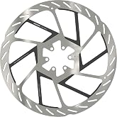 SRAM HS2 Disc Brake Rotor - 200mm, 6-Bolt, Rounded, Silver/Black | SRAM HS2 200mm Disc Brake Rotor | MTB Performance, Heat Dissipation &amp; Noise Reduction