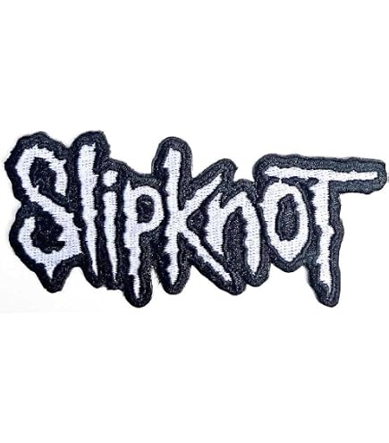 Slipknot Band Logo Vinyl Decal Sticker - 6" Wide, White, Die-Cut (BOGO Deal!)
