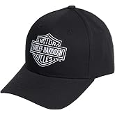 Harley-Davidson Tribal Snapback Trucker Cap Für Männer - Schwarz, Verstellbar, Mesh-Einsätze