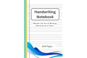 4 Line English Writing Notebook For Kids: 4 Line Handwriting Book: 100 pages, handwriting practice book for kids: 4 Lines Han