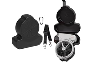 LIBOQIAO Protective Case with Lanyard Shock-proof Dust-proof Portable Carrying Case Plastic Travel Bag for DJI Flip Fly More Combo (BLACK)