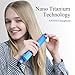 Hair Straightener by anmao Professional 450°F Nano Hair Iron Straightener Titanium 30 Second Heat up Hair Straightener Iron LED Display Hair Iron Straightener Blue