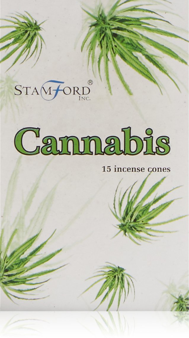 Stamford Cannabis Incense Cones, 12 Boxes of 15 cones