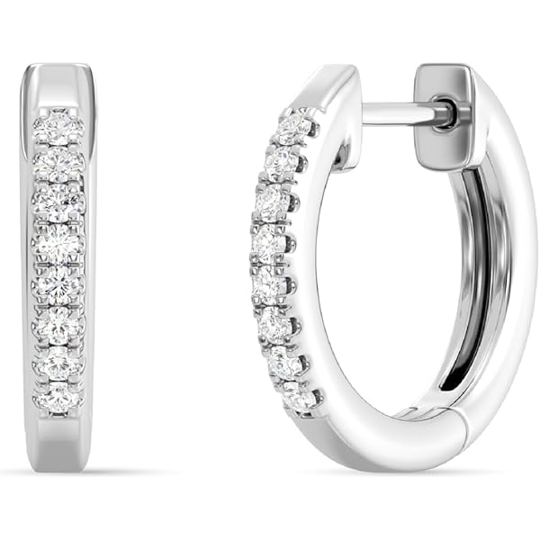 Amazon.com: Shapes Studio Concave Stud Hoop Earrings