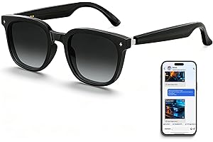 2026 AI Smart Glasses with Bluetooth,Open-Ear Audio Bluetooth Glasses for Men,Real-Time Translation 130+ Languages,AI Meeting Assistant,Gesture Control,9H Battery,35g Lightweight,Daily&amp;Business Use5.0 out of 5 stars 22$39.99