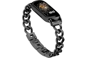 Tovimall Metal Chain Band for Fitbit Inspire 3