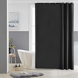 Furlinic Shower Curtain Mould Proof Waterproof 60x72 Inch Black