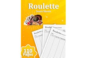 Roulette Score Sheets: Roulette Score Book |110 Score Sheets with Large Size 8.5 x 11 inch