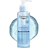 Eucerin Hydrating Cleansing Gel with Hyaluronic Acid, 6.8 FL OZ | Daily Face Wash and Makeup Remover with Hyaluronic Acid, Non-Comedogenic, Free of Fragrance, Oils, Alcohol, Soap and Parabens