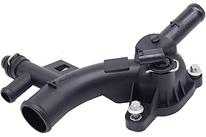 HiSport Coolant Housing Water Outlet with Sensor- Compatible with Buick Encore 2013-2021, Chevy Cruze 2011-2015, Sonic 2012-2