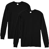 Gildan Adult Heavy Cotton Long Sleeve T-Shirt, Style G5400, 2-Pack