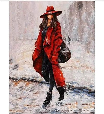 Guyuell Diy Pintura Al Óleo Pintura De La Lona De Diy Para La