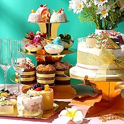 7 Pieces Cake Stand Set 3-Tier Cardboard Cupcake