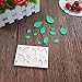 Wootkey Set of 3 Rose Leaf Maple Leaf Grape Leaf Fondant Silicone Mold for Sugarcraft, Cake Border Decoration, Cupcake Topper, Polymer Clay, Crafting Moulds