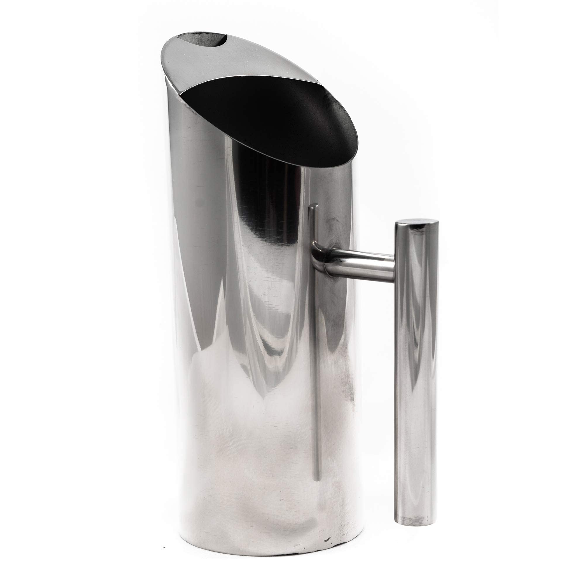 Stainless Steel Water Jug | Modern design with easy-pour lip | Reflects heat and keeps drinks chilled | From Jean Patrique