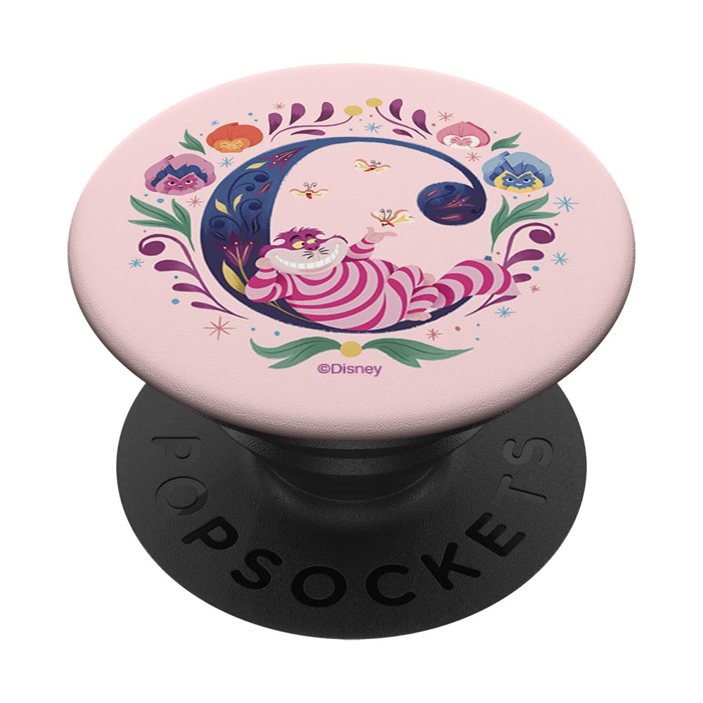Disney Alphabet Monogram Letter C for Cheshire Cat PopSockets Swappable PopGrip