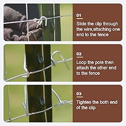 T-Post Clips Fence Wire Clips Galvanized Steel