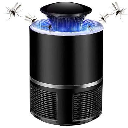 VIDISA USB Powered Electronic Non-Toxic Eco-Friendly Fly Inhaler Mosquito Killer lamp for Home, Black