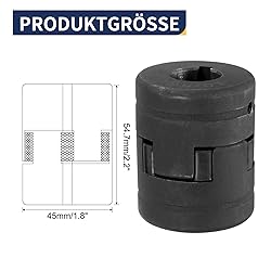 uxcell 3/4" to 5/8" L075 Flexible 3-Piece L-Jaw