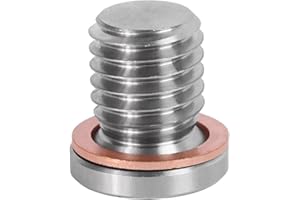 KAMREXI Oil Pressure Relief Valve Bypass Plug Kit for LS Gen IV Engines - Fits 2007-2013 LS3/L99/L96/L92/LMG/LC9/L76/LH6 - with Crush Washer