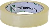 SmithPackaging Clear Sticky Tape 24mm x 66m Pack of 6 Rolls view 2