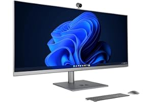 HP Envy 34" IPS Anti-Glare WUHD All-in-One Desktop Computer - 12th Gen Intel Core i9-12900K 16-Core up to 5.20 GHz CPU, 64GB DDR5 RAM, 2TB (2X 1TB) NVMe SSD, GeForce GTX 1650 4GB, Windows 11 Home