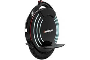 I INMOTION Inmotion V10F Electric Unicycle for Adults – 16" One Wheel EUC, Self-Balancing Monowheel with 2000W Motor, 25 MPH Speed, 62-Mile Long Range, Portable & Smooth Ride for City Streets & Daily Commutes