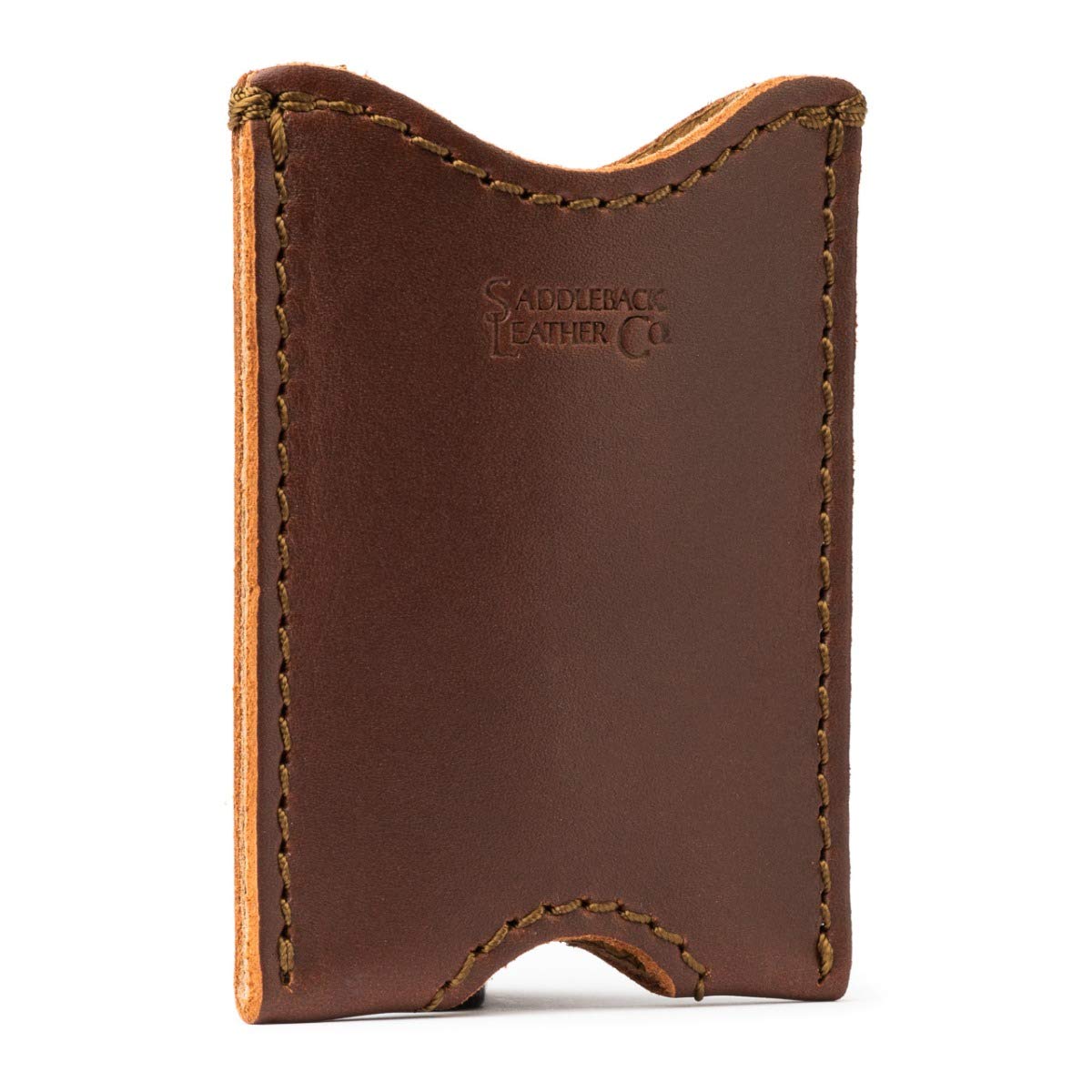 Saddleback Leather Co Full Grain Leather Thin Sleeve Credit Card |  Desertcart BAHRAIN