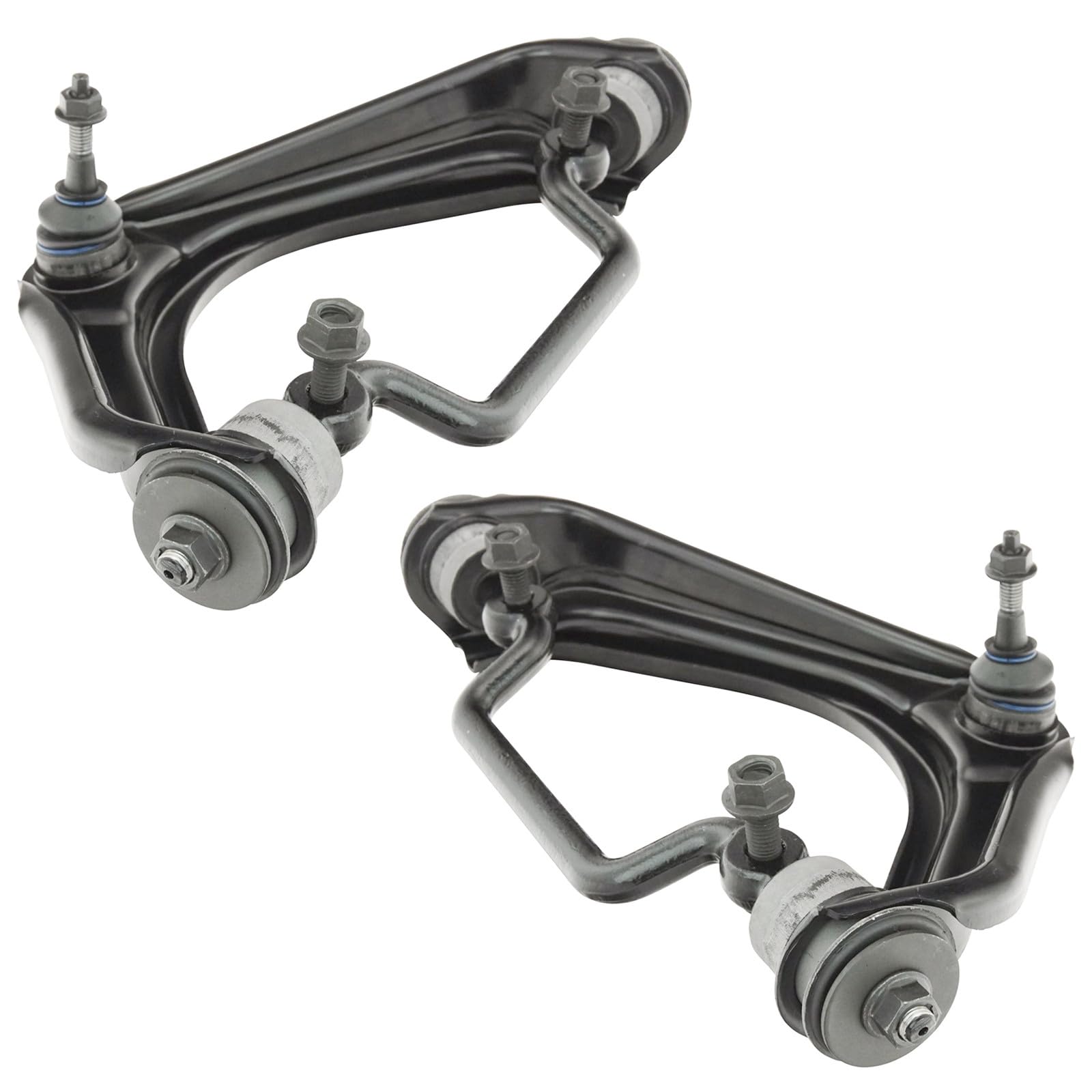 TRQ Front Left and Right Upper Control Arm with Ball Joint Set 2 Piece Compatible with 2002-2005 Ford Explorer 2003-2005 Lincoln Aviator 2002-2005 Mercury Mountaineer Image