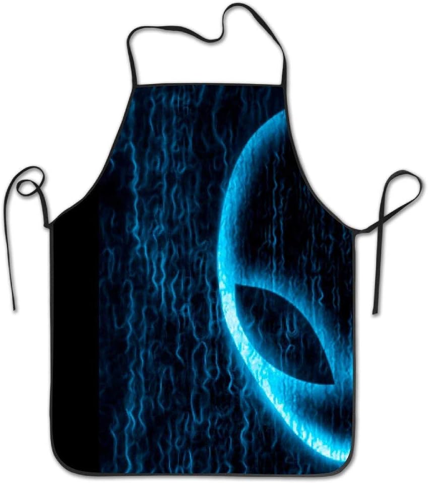 Gorgeous practical goods Bib Apron For Women Men Adults Waterproof Natural Humans Aren't Real Funny Aliens Face Cute