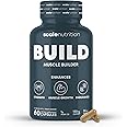Build - Muscle Builder Supplement for Muscle Growth, Strength, Weight Gain, Endurance & Performance Enhancment for Men & Women - Trademarked Ingredients Peak02 & ElevATP | 60 Capsules - 30 Day Supply