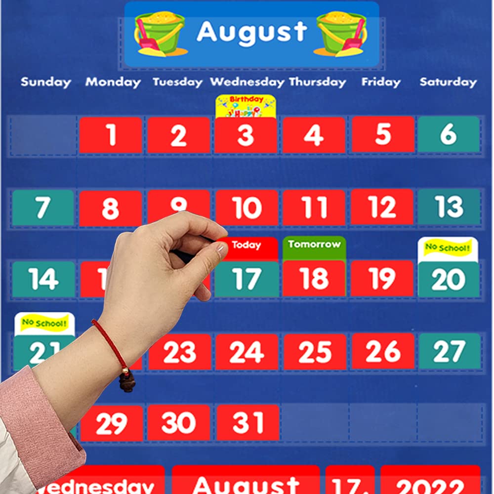 Mua Math Calendar Classroom Pocket Charts Daily Math Activities ...