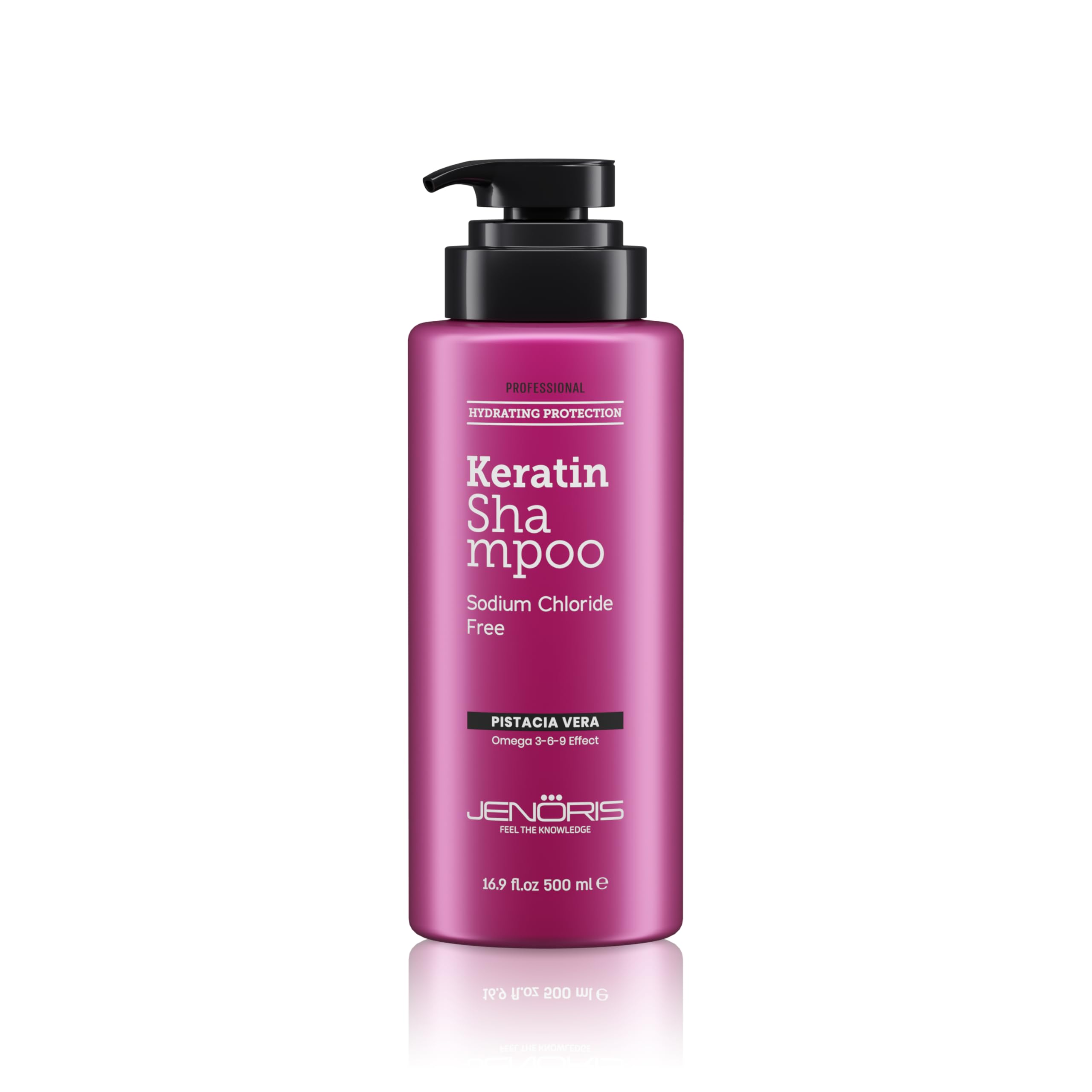 Jenoris Pistachio and Borage Oil Professional Keratin Shampoo - Sodium Chloride Free