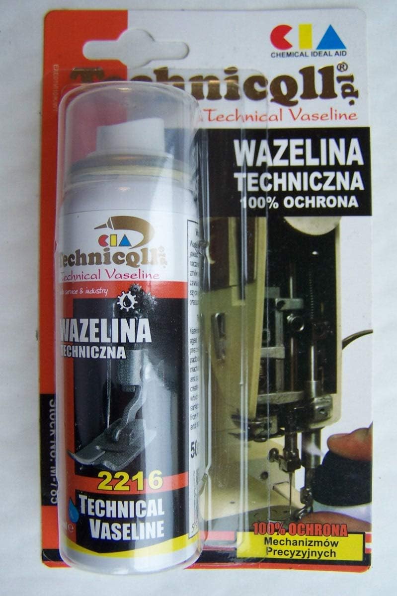 50ml TECHNICAL VASELINE FOR LOCKS HINGES PADLOCKS SEWING MACHINES LAWN ...