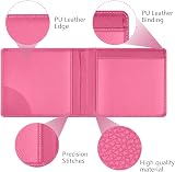 OFFCUP PU Leather Disabled Badge Holder Blue Rose Red Hologram Safety view 4