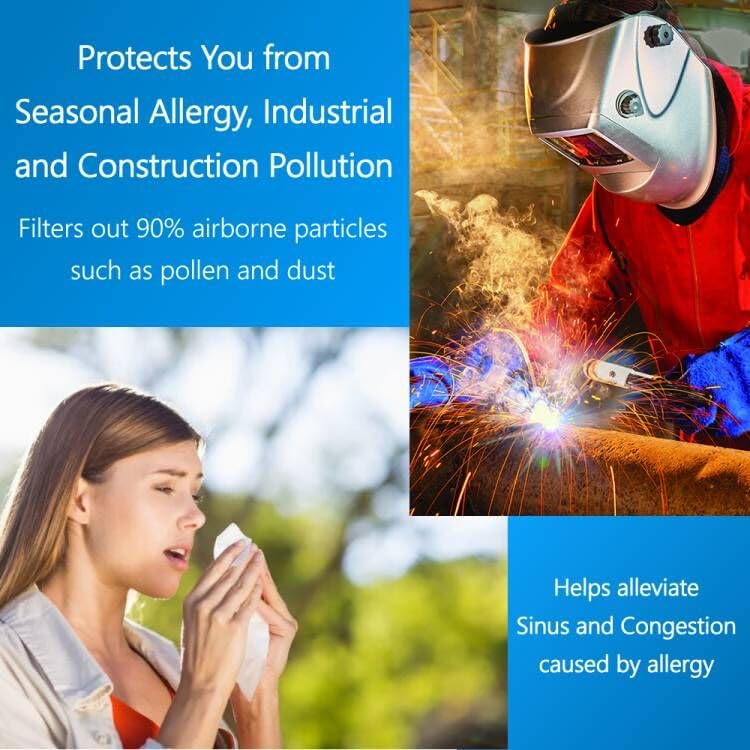 WoodyKnows Super-Defense Nasal Filters (Replacement Filter-Medium, White, 60 Pairs)