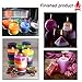 16 Color Wax Dye(Total 2.4oz), DIY Candle Dyes Natural Soy Dyes Candle Wax Dye Flakes Kit for Making Scented Candles or DIY