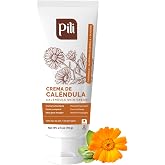 Pili Calendula Cream. Crema de Calendula for Dry, Sensitive &amp; Mature Skin | Repair Moisturizer for Face, Hands &amp; Body | Non-Greasy, Unscented, Natural. 2.5 oz