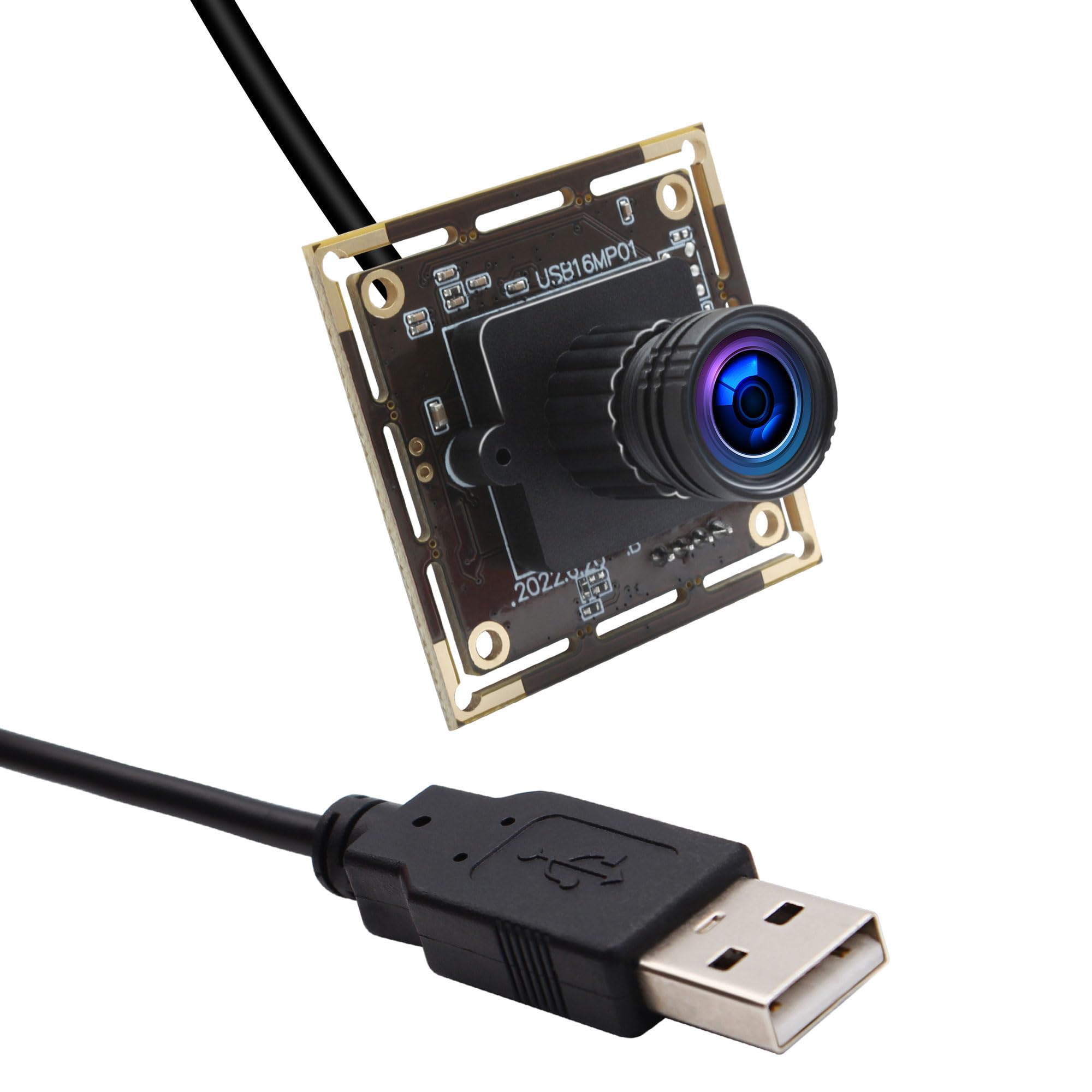 ELP Ultra HD 3496P USB Camera Module with IMX298 Image Sensor - Plug and Play for Linux, Android, Windows, Mac