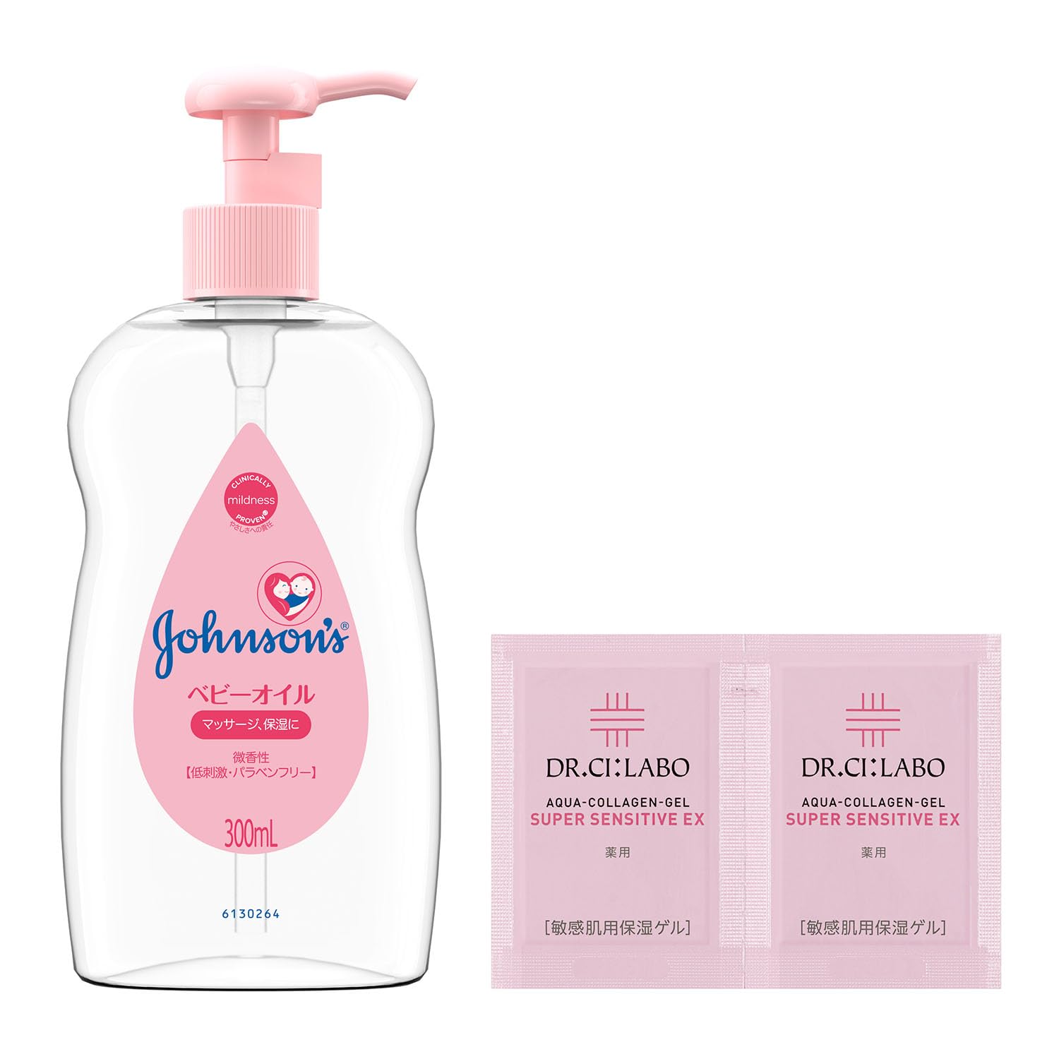 ジョンソンベビー ジョンソン ベビーオイル 微香性 300mL おまけ付き 赤ちゃん 保湿 低刺激 【Amazon.co.jp 限定】商品画像