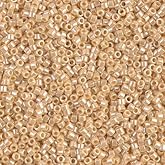 Miyuki Delica 11/0 Cylinder Seed Beads - Op Pear Luster - DB1561 5 Grams