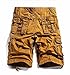 Keybur Cotton Twill Army Cargo Multi-Pocket Shorts Outdoor Wear Lightweight