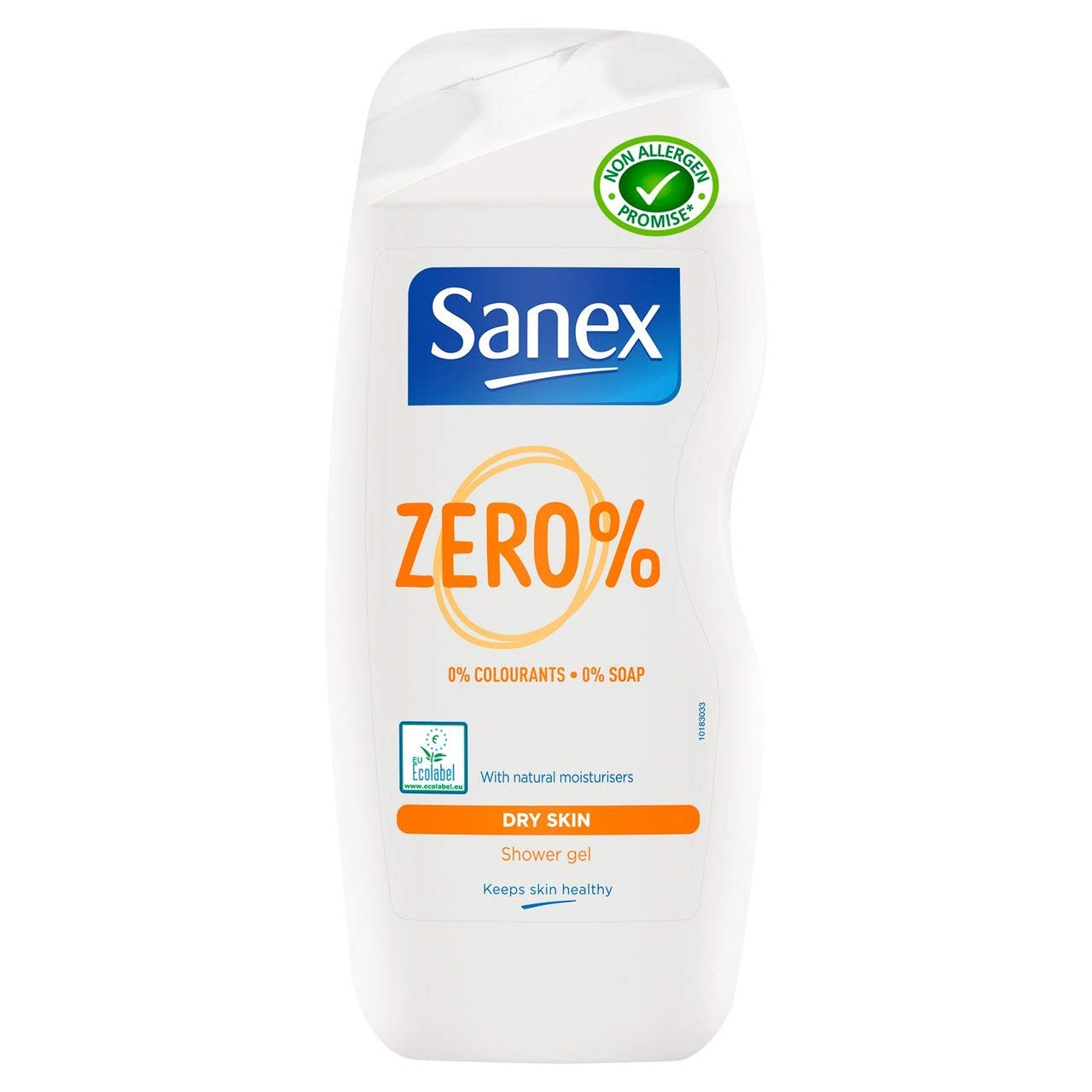 6 x Sanex Zero% Dry Skin Shower Gel 225 ml