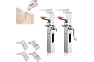 Fivalo Drawer Front Installation Clamps, Adjustable Woodworking Tool Drawer Fixing Clamp, Drawers Face Clamp with Two Types o