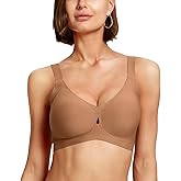 VERKUNO Wireless Jelly Bras for Women No Underwire Push Up Seamless Full Coverage Bralettes Comfortable Everyday Bras