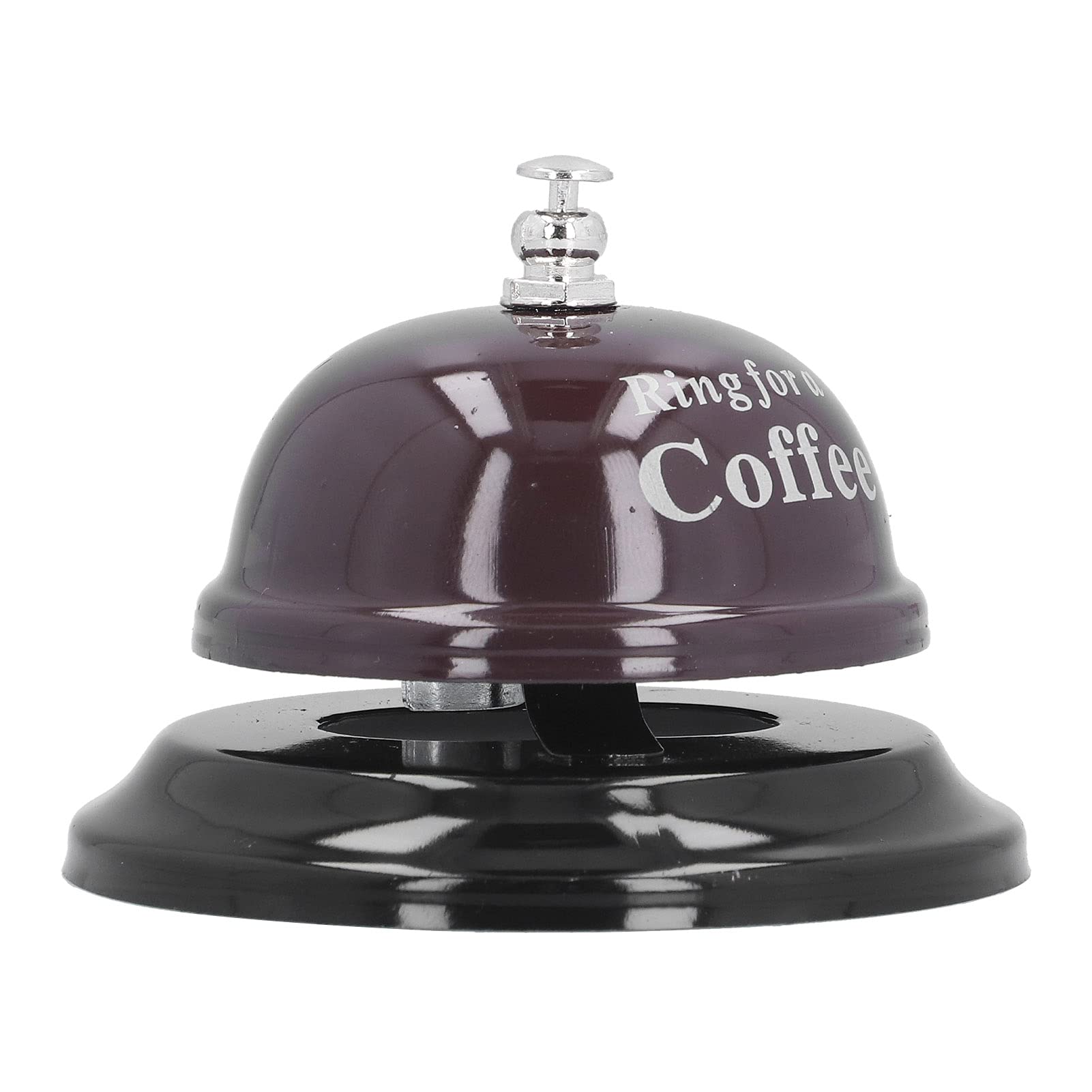 Service Bell, Bright Restaurant Ring Classic Bell‑shaped for Most People for Bar/Diet Bar/coffee Shop/restaurant(black)